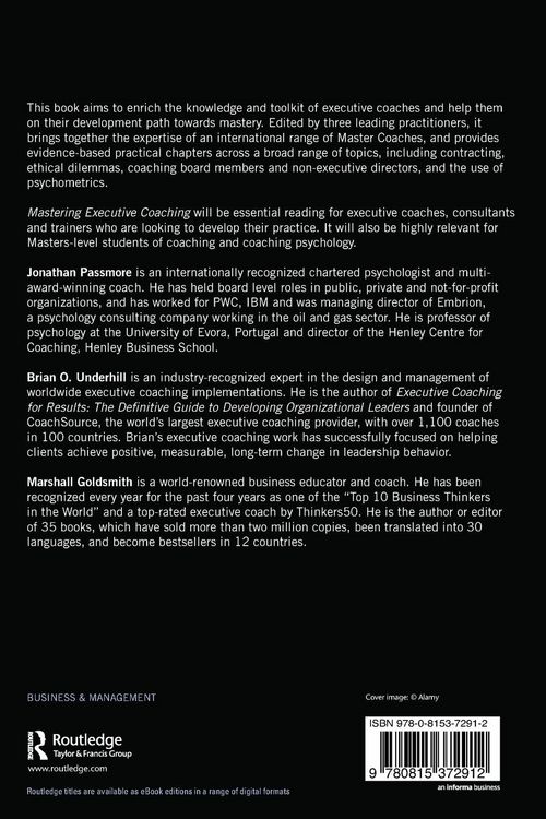 Produktbild: Mastering Executive Coaching