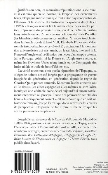 Produktbild: La l&eacute;gende noire de l'Espagne