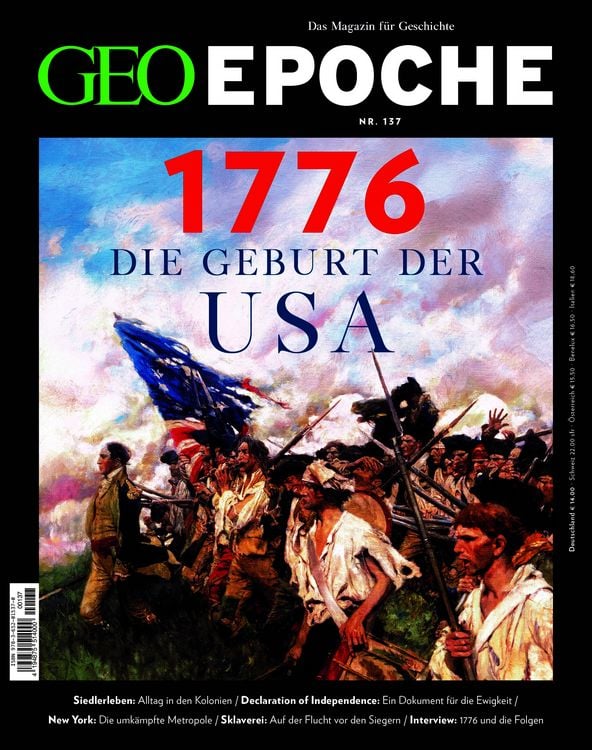 Produktbild: GEO Epoche / GEO Epoche/ GEO Epoche 137/2026 - 1776 Die Gebut der USA