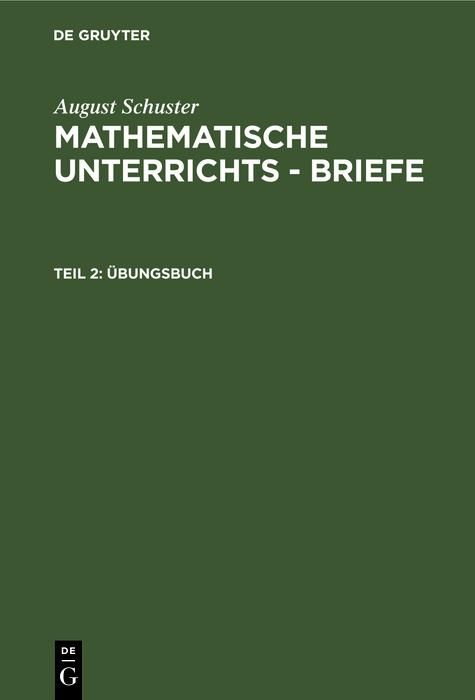 Produktbild: &Uuml;bungsbuch