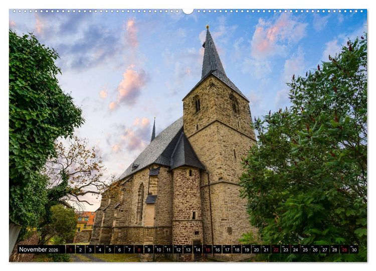Produktbild: Lutherstadt Eisleben Impressionen (Wandkalender 2026 DIN A2 quer), CALVENDO Monatskalender