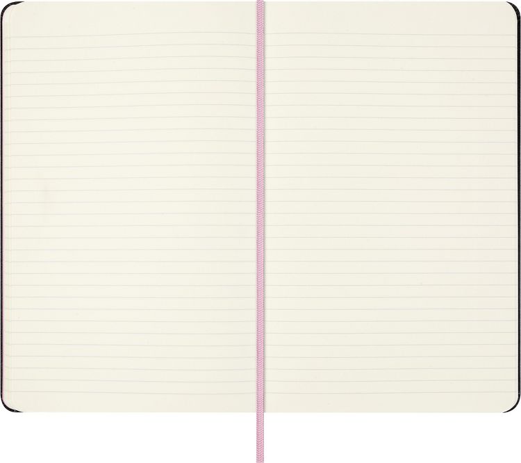 Produktbild: Moleskine X Blackpink Notizbuch L/A5, liniert, fester Einband, Schwarz