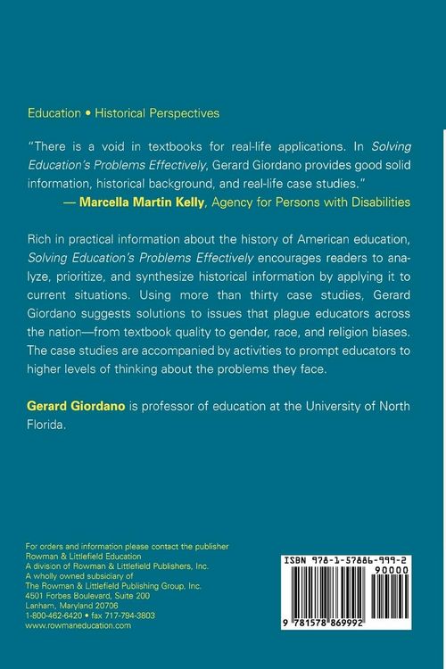 Produktbild: Solving Education's Problems Effectively