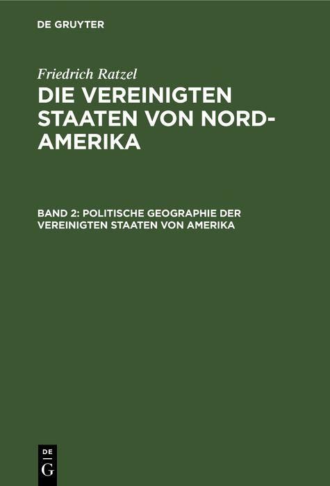Produktbild: Politische Geographie der Vereinigten Staaten von Amerika