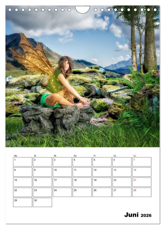 Produktbild: Im Land der imagin&auml;ren Feen (Wandkalender 2026 DIN A4 hoch), CALVENDO Monatskalender