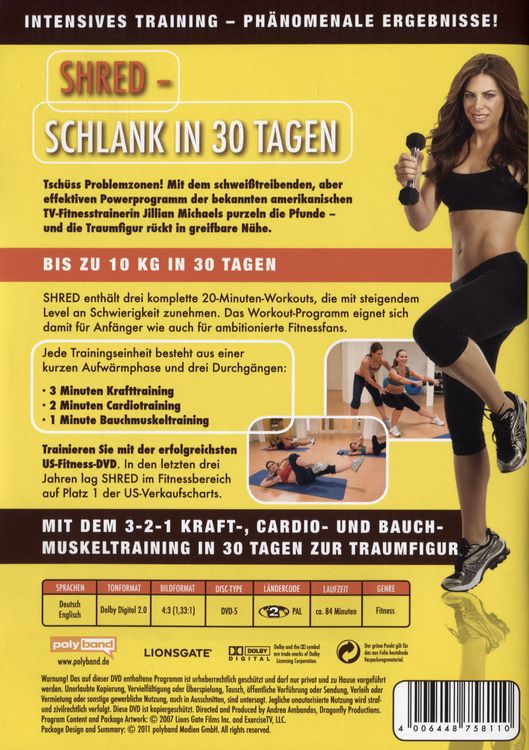 Produktbild: Shred - Schlank in 30 Tagen