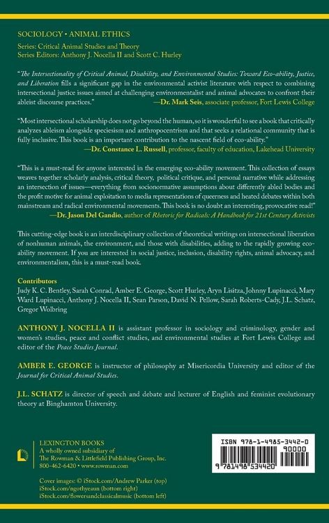Produktbild: Intersectionality of Critical Animal, Disability, and Environmental Studies