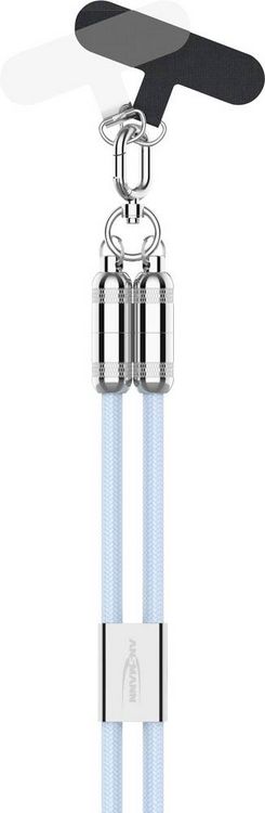 Produktbild: Ansmann USB-C&reg; Kabel USB-C&reg; Stecker 1.2m Blau 1700-0191