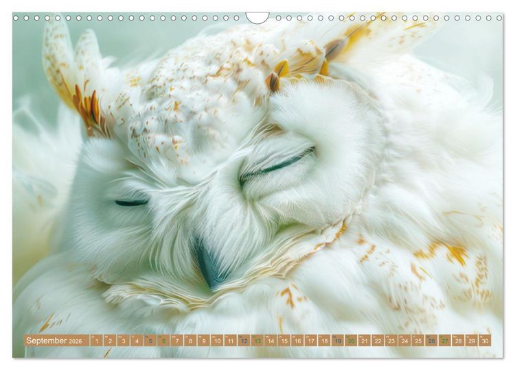 Produktbild: Tierische Tr&auml;umer - Sanft ruhend (Wandkalender 2026 DIN A3 quer), CALVENDO Monatskalender