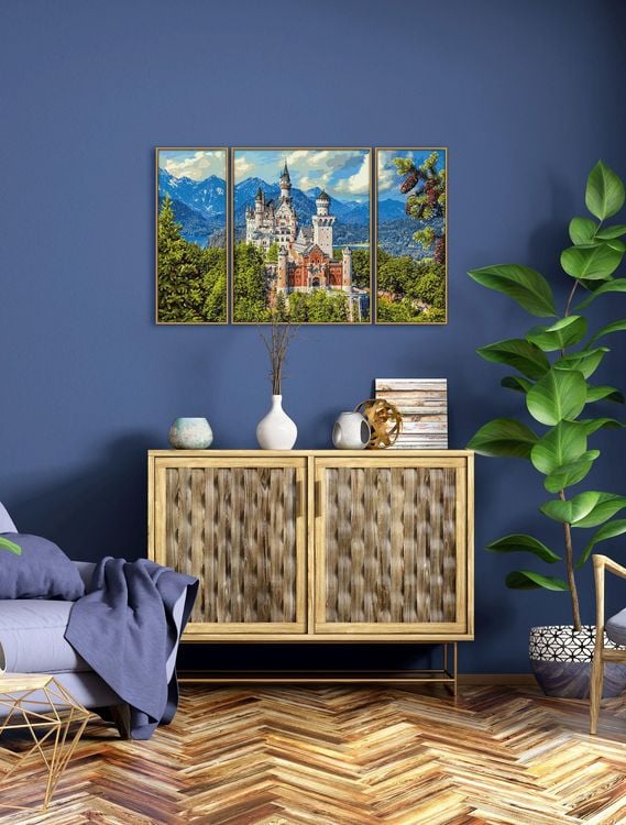 Produktbild: Schipper Malen-nach-Zahlen - Triptychon - Schloss Neuschwanstein