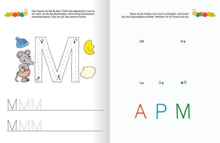 Produktbild: Lernraupe &ndash; Ruckzuck weggewischt! Erste Buchstaben