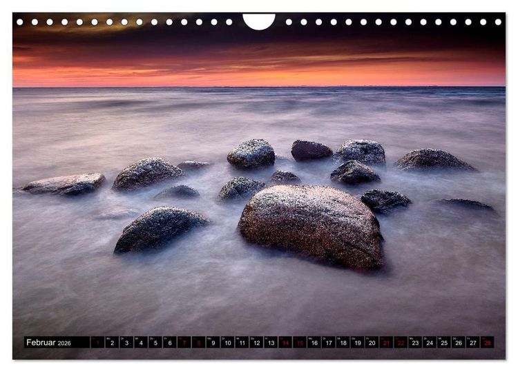 Produktbild: Ostseesteine (Wandkalender 2026 DIN A4 quer), CALVENDO Monatskalender