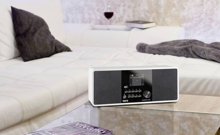 Produktbild: Imperial Dabman i200 Internet Tischradio DAB+, UKW, Internet AUX, USB, Internetradio Wei&szlig;