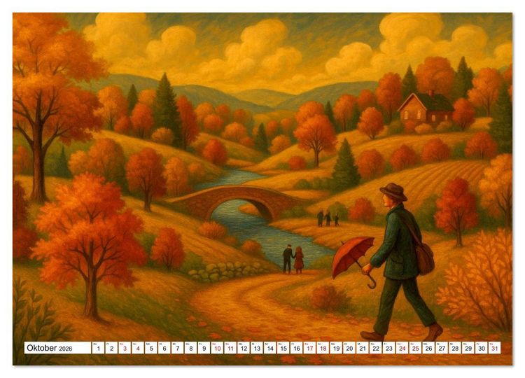 Produktbild: Zw&ouml;lf Momente (Wandkalender 2026 DIN A3 quer), CALVENDO Monatskalender