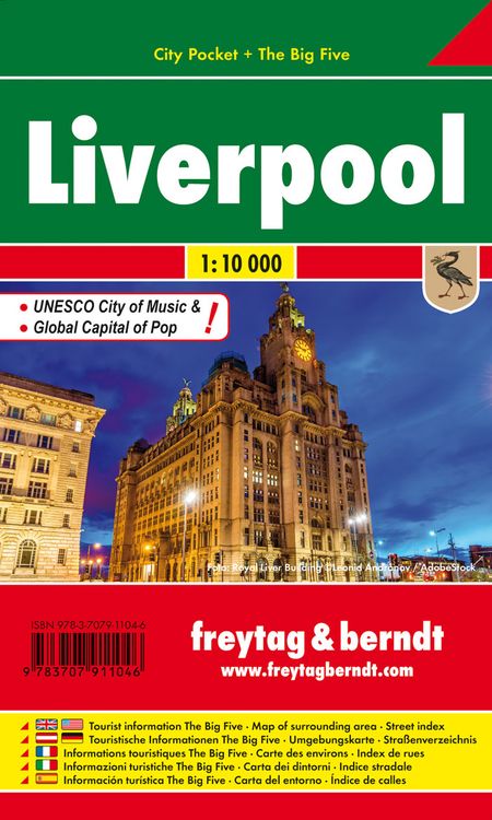 Bild vom Artikel Liverpool, City Pocket, Stadtplan 1:10.000 vom Autor Freytag-Berndt und Artaria KG