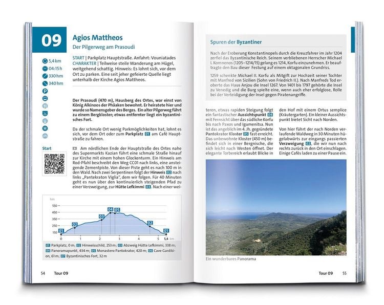 Produktbild: KOMPASS Wanderf&uuml;hrer Korfu mit Paxos und den Diapontischen Inseln, 40 Touren mit Extra-Tourenkarte
