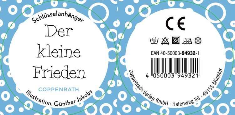 Produktbild: Schl&uuml;sselanh&auml;nger: Der kleine Frieden (Das kl. Gl&uuml;ck)