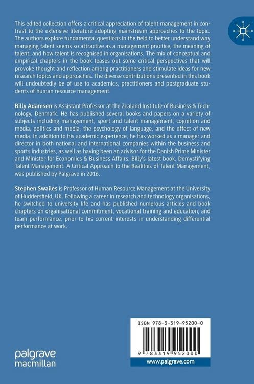 Produktbild: Managing Talent