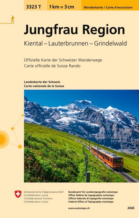 Produktbild: 3323T Jungfrau Region Wanderkarte