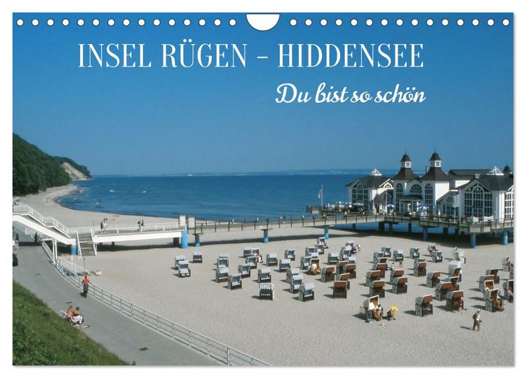 Produktbild: INSEL R&Uuml;GEN - HIDDENSEE. Du bist so sch&ouml;n. (Wandkalender 2026 DIN A4 quer), CALVENDO Monatskalender