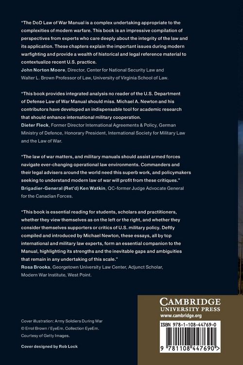 Produktbild: The United States Department of Defense Law of War Manual