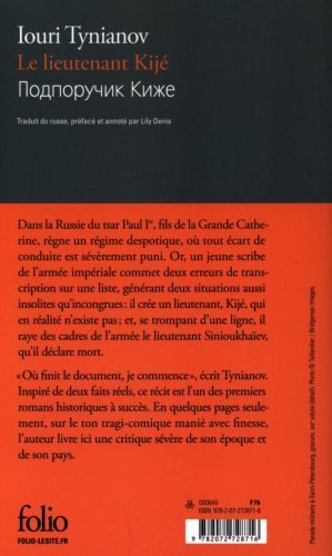 Produktbild: Le lieutenant Kij&eacute;