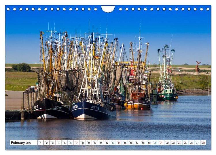 Produktbild: The German North Sea coast (Wall Calendar 2027 DIN A4 landscape), CALVENDO 12 Month Wall Calendar