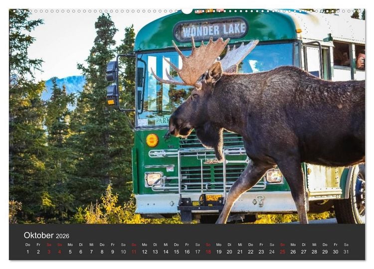 Produktbild: Alaska 2026 - faszinierend anders (hochwertiger Premium Wandkalender 2026 DIN A2 quer), Kunstdruck in Hochglanz