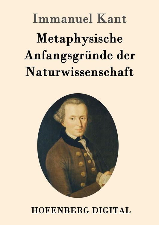 Produktbild: Metaphysische Anfangsgr&uuml;nde der Naturwissenschaft