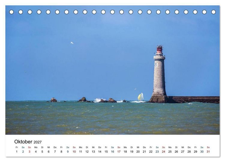 Produktbild: Vend&eacute;e - Bilder von der C&ocirc;te de Lumi&egrave;re (Tischkalender 2027 DIN A5 quer), CALVENDO Monatskalender
