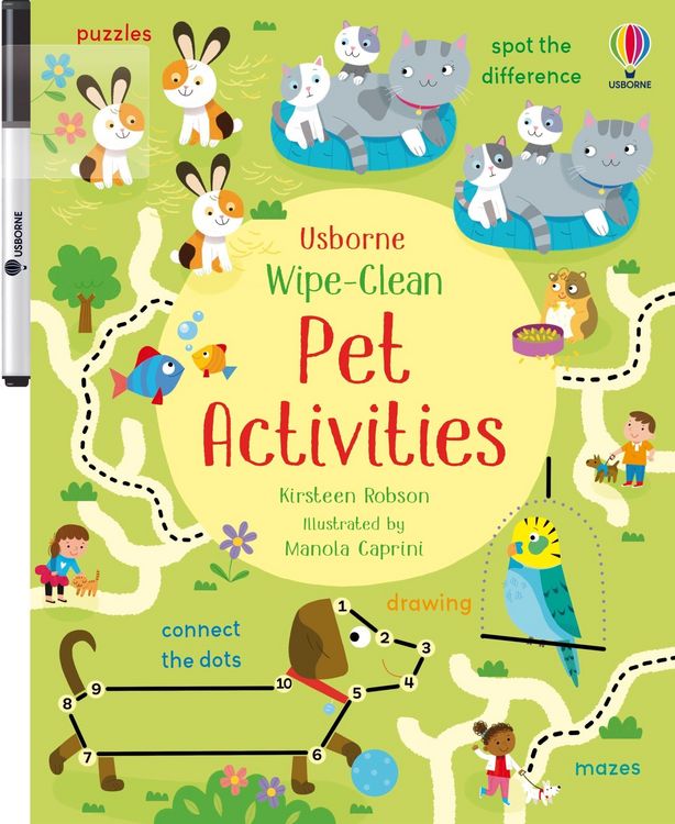 Produktbild: Wipe-Clean Pet Activities
