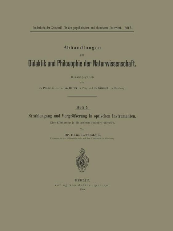 Produktbild: Strahlengang und Vergr&ouml;&szlig;erung in optischen Instrumenten
