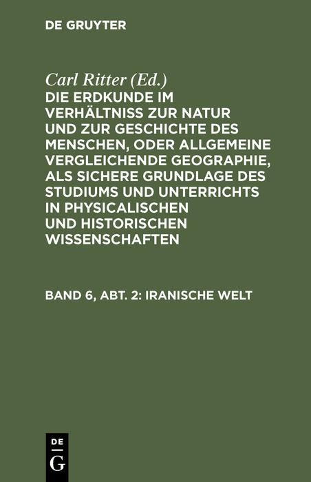 Produktbild: Iranische Welt