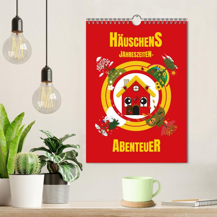 Produktbild: H&auml;uschens Jahreszeiten-Abenteuer (Wandkalender 2026 DIN A4 hoch), CALVENDO Monatskalender