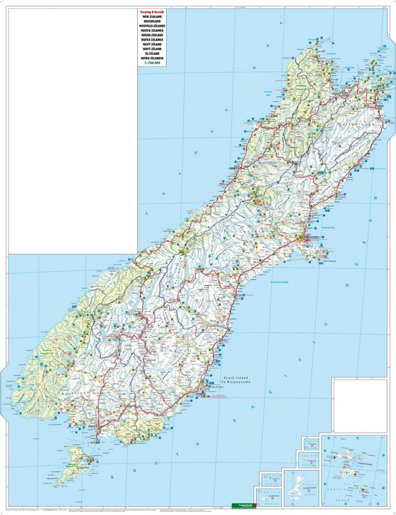 Produktbild: freytag & berndt Stra&szlig;enkarte Neuseeland 1:700.000