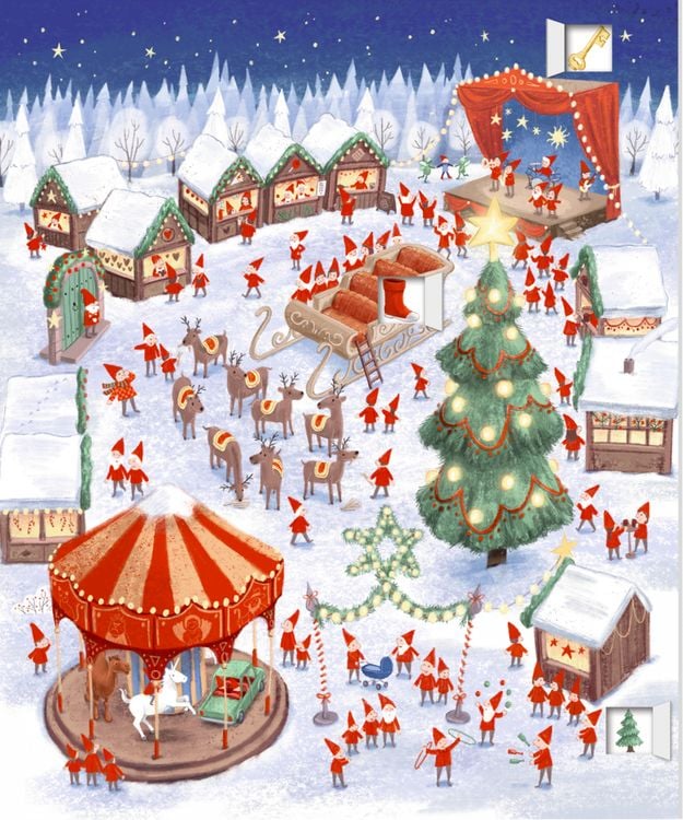 Produktbild: Im verwunschenen Weihnachtswald (mit Adventskalender)
