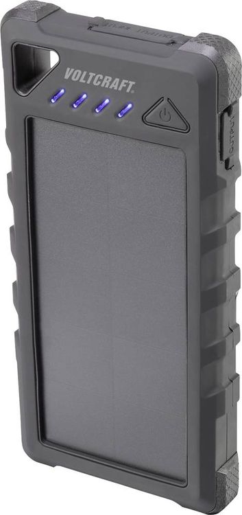 Produktbild: VOLTCRAFT VC-SL16000 VC-11946675 Solar-Powerbank Ladestrom Solarzelle 280mA 16000 mAh