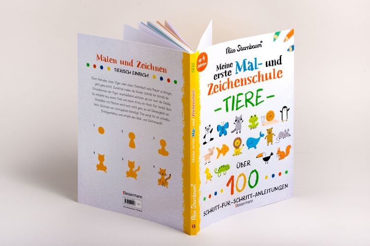 Produktbild: Meine erste Mal- und Zeichenschule - Tiere. Ab 4 Jahren