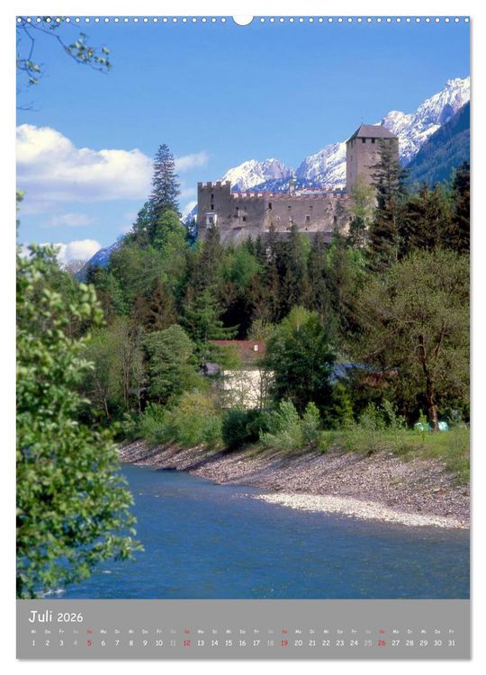 Produktbild: Sch&ouml;nes Land Tirol (Wandkalender 2026 DIN A2 hoch), CALVENDO Monatskalender