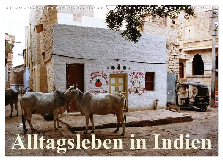Produktbild: Alltagsleben in Indien (Wandkalender 2026 DIN A3 quer), CALVENDO Monatskalender