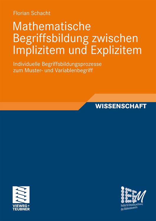 Produktbild: Mathematische Begriffsbildung zwischen Implizitem und Explizitem