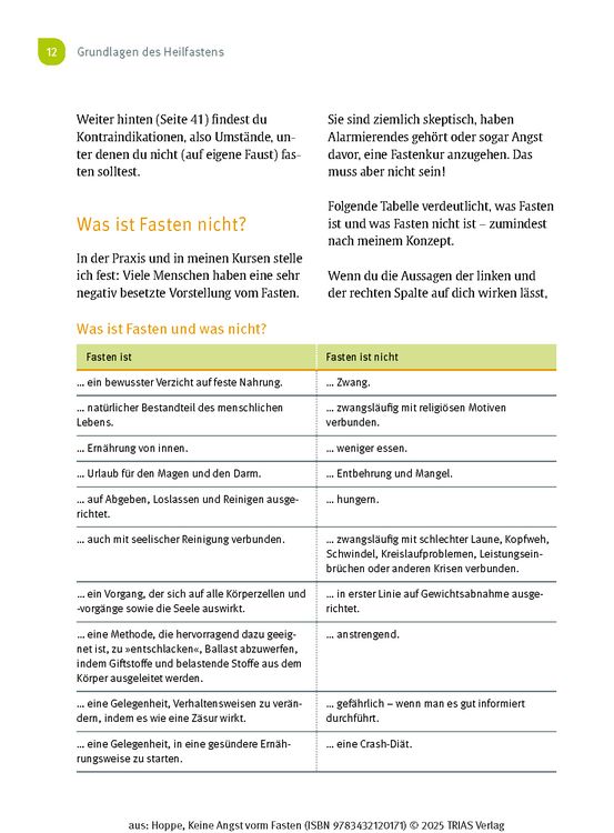 Produktbild: Keine Angst vorm Fasten