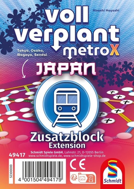 Produktbild: Voll verplant, Zusatzblock Japan