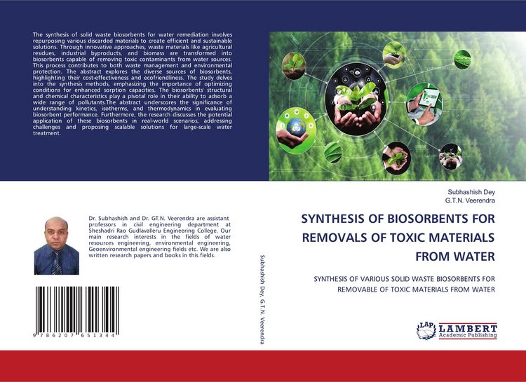 Produktbild: Synthesis Of Biosorbents For Removals Of Toxic Materials from Water