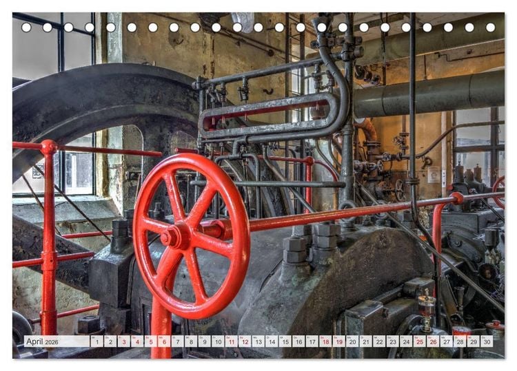 Produktbild: Vergessene Technik - abgeschaltet und stillgelegt (Tischkalender 2026 DIN A5 quer), CALVENDO Monatskalender