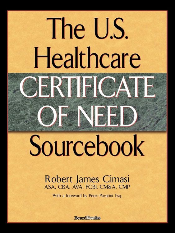 Produktbild: The U.S. Healthcare Certificate of Need Sourcebook