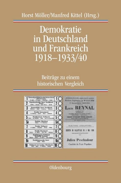 Produktbild: Demokratie in Deutschland und Frankreich 1918-1933/40