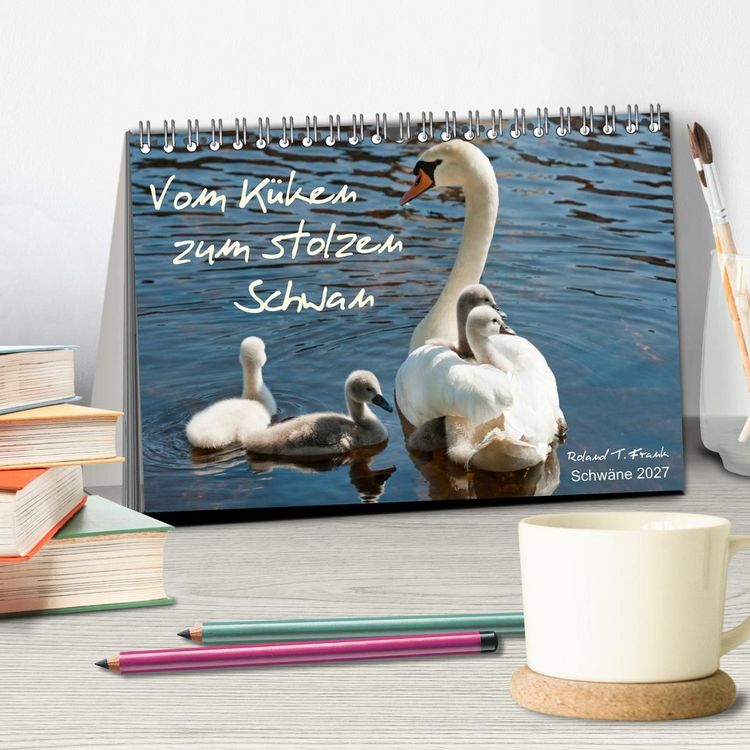 Produktbild: Vom K&uuml;ken zum stolzen Schwan (Tischkalender 2027 DIN A5 quer), CALVENDO Monatskalender