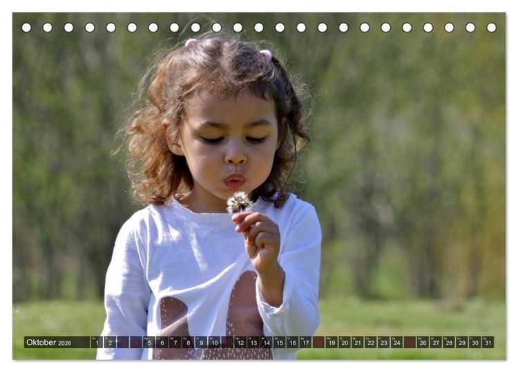 Produktbild: Kinder. Entdecker der Welt (Tischkalender 2026 DIN A5 quer), CALVENDO Monatskalender