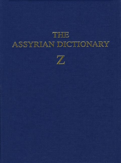 Produktbild: The Assyrian Dictionary, Volume 21, Z